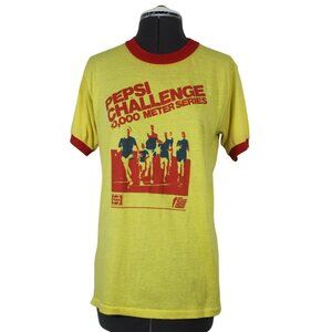 Moorewear 80s Pepsi Challenge run‎ Seafair ringer t shirt US made